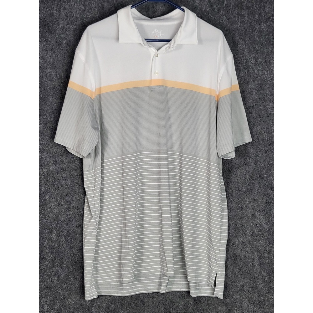 Southern Tide‎ Striped Polo Shirt Mens XXL Short Sleeve Golf Athletic Athleisure
